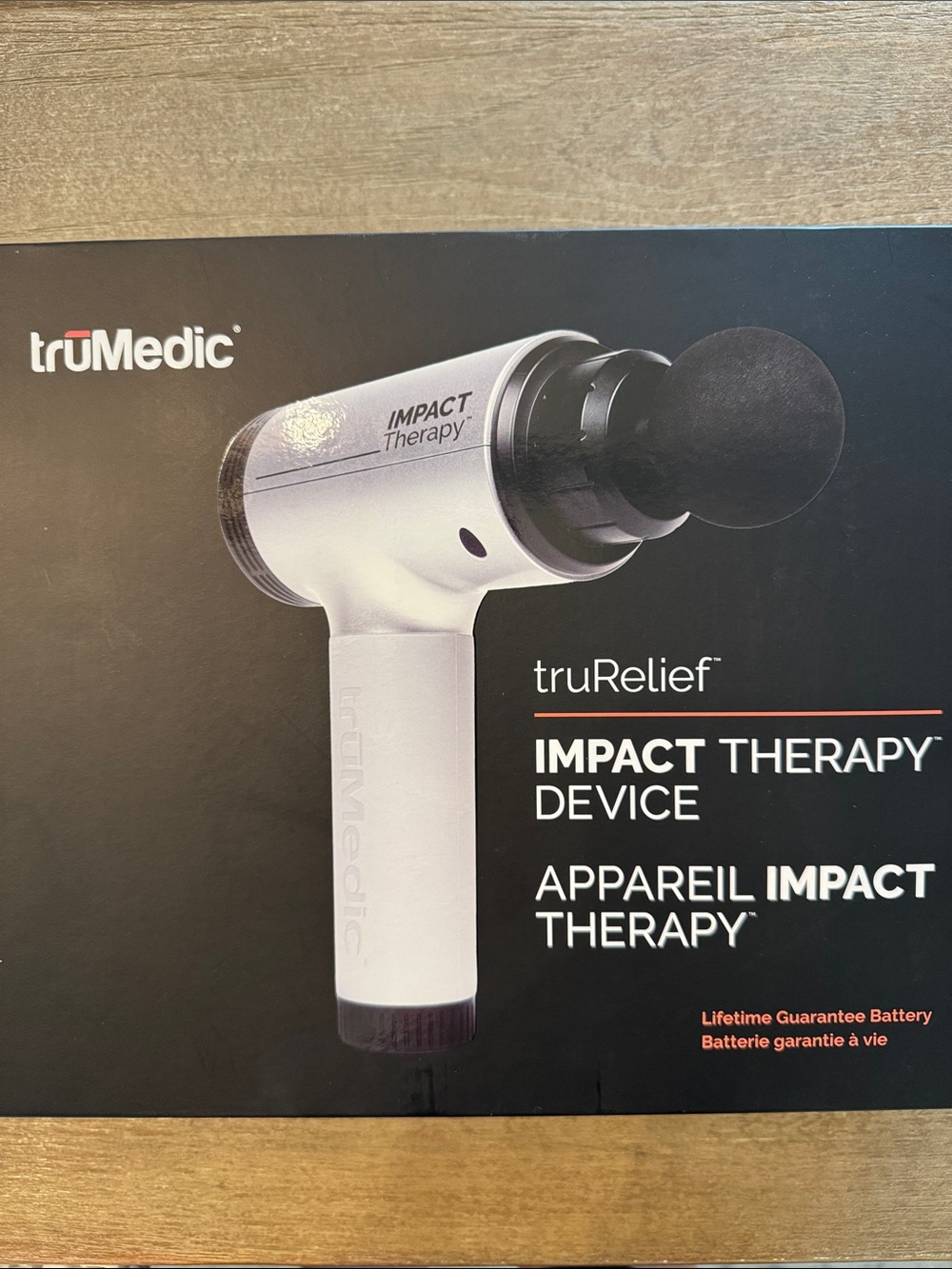truRelief Impact Therapy Device Massage Gun